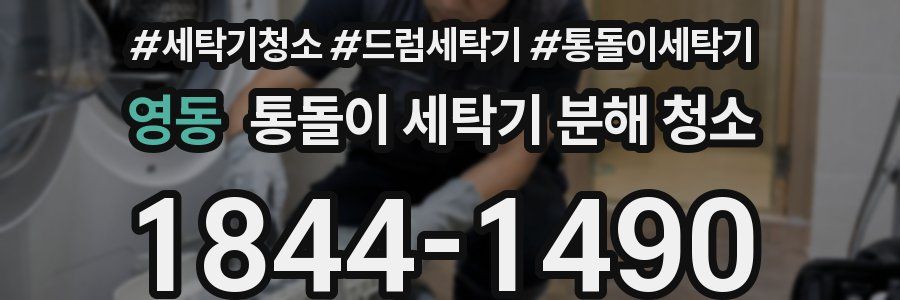 영동 통돌이 세탁기 분해 청소