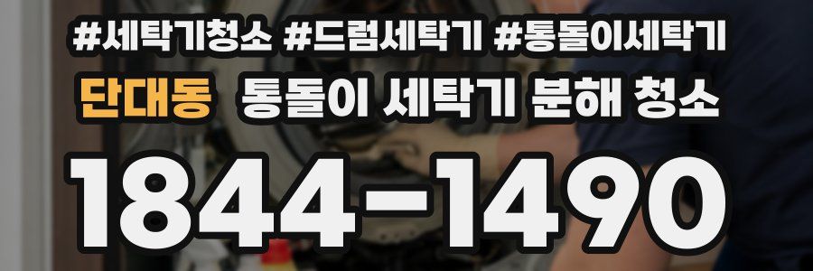 단대동 통돌이 세탁기 분해 청소