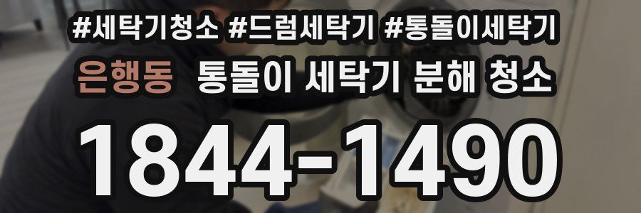 은행동 통돌이 세탁기 분해 청소
