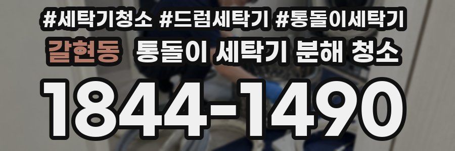 갈현동 통돌이 세탁기 분해 청소