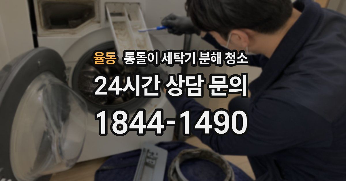 율동 통돌이 세탁기 분해 청소