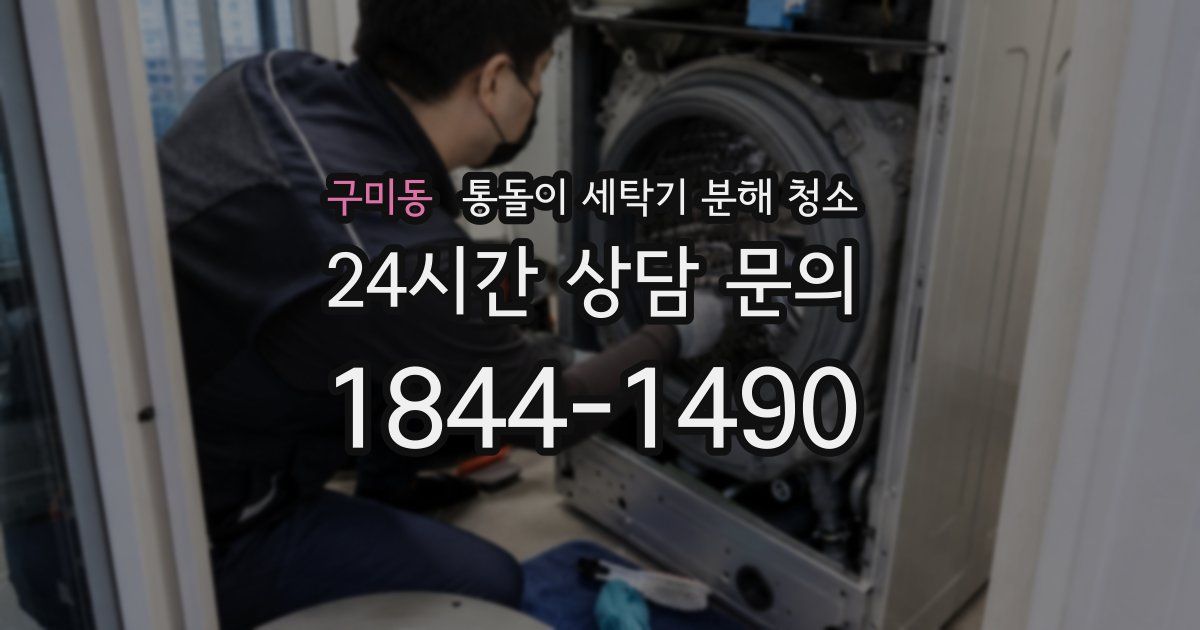 구미동 통돌이 세탁기 분해 청소