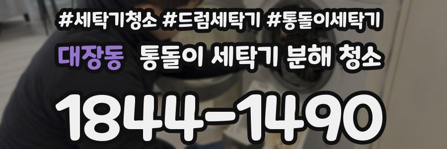 대장동 통돌이 세탁기 분해 청소