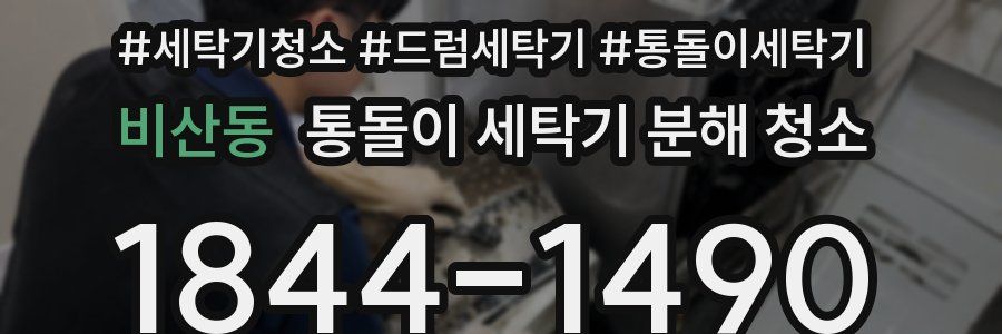 비산동 통돌이 세탁기 분해 청소