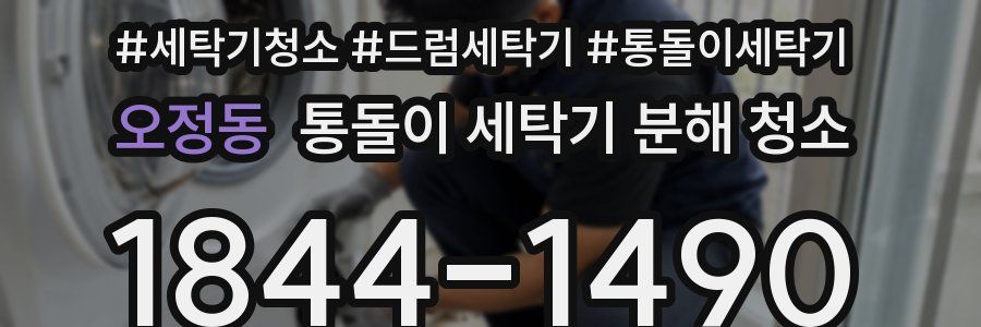 오정동 통돌이 세탁기 분해 청소