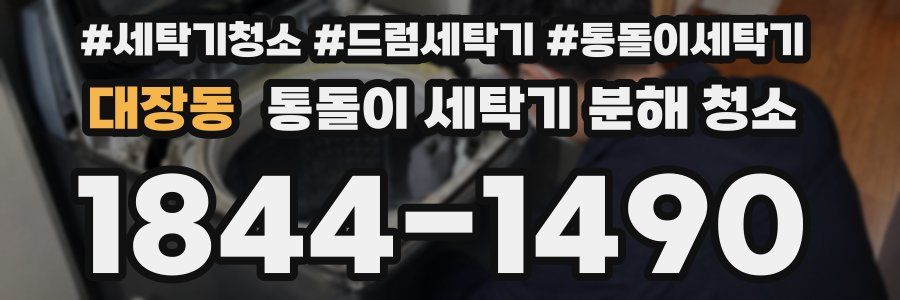 대장동 통돌이 세탁기 분해 청소