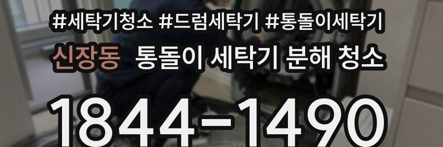 신장동 통돌이 세탁기 분해 청소