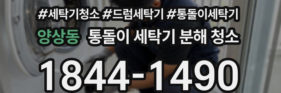 양상동 통돌이 세탁기 분해 청소