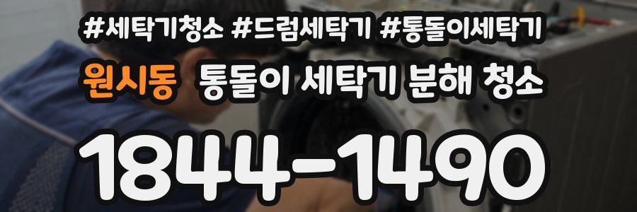 원시동 통돌이 세탁기 분해 청소