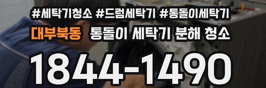 대부북동 통돌이 세탁기 분해 청소