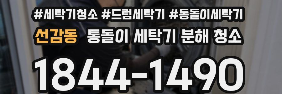 선감동 통돌이 세탁기 분해 청소
