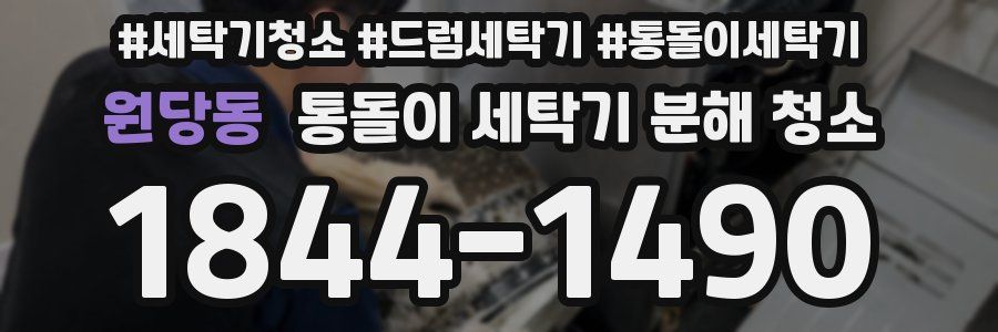 원당동 통돌이 세탁기 분해 청소