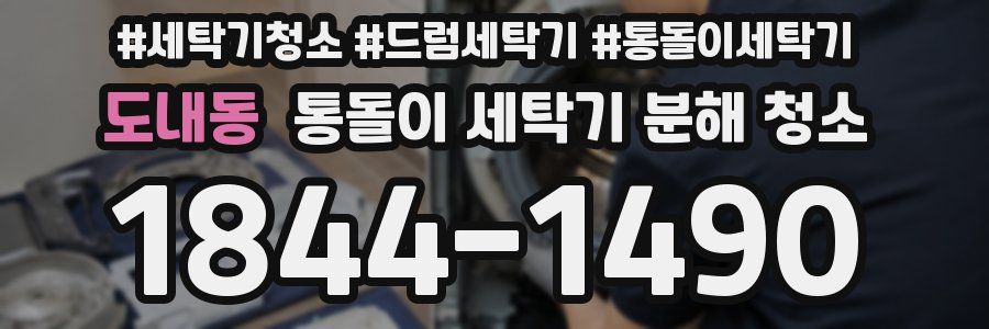 도내동 통돌이 세탁기 분해 청소