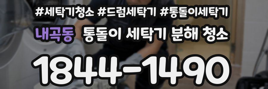 내곡동 통돌이 세탁기 분해 청소