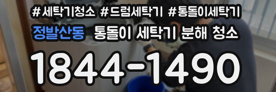 정발산동 통돌이 세탁기 분해 청소