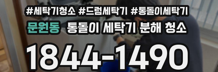 문원동 통돌이 세탁기 분해 청소
