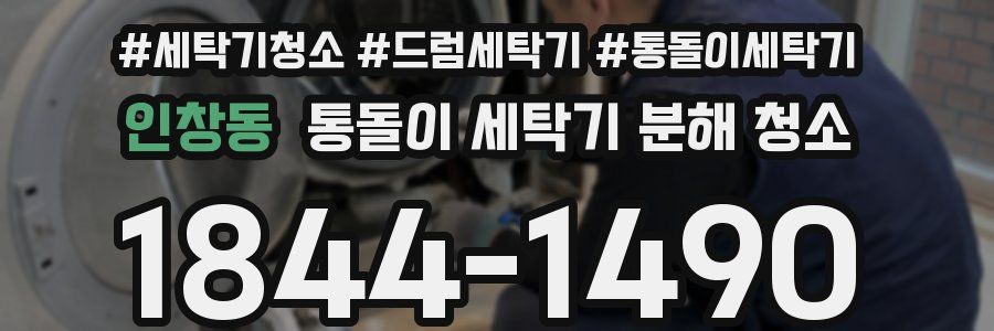 인창동 통돌이 세탁기 분해 청소