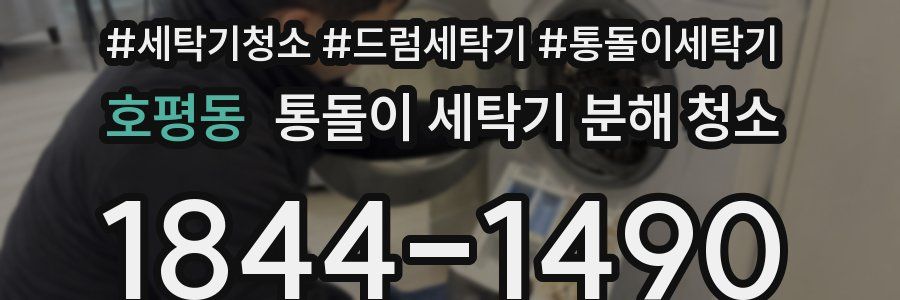 호평동 통돌이 세탁기 분해 청소