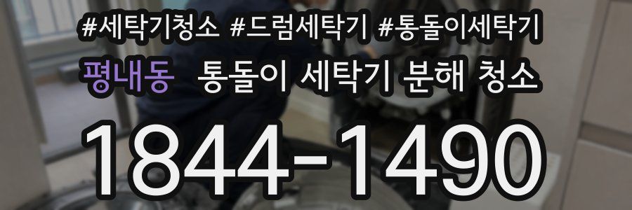 평내동 통돌이 세탁기 분해 청소