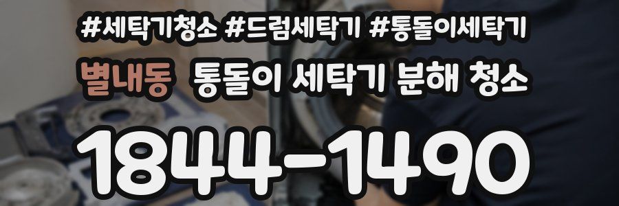 별내동 통돌이 세탁기 분해 청소