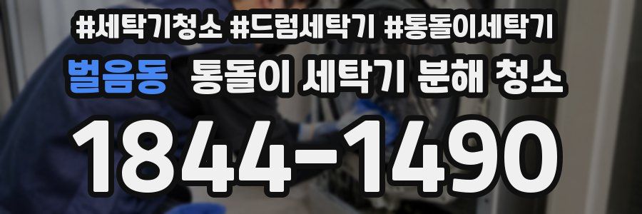 벌음동 통돌이 세탁기 분해 청소