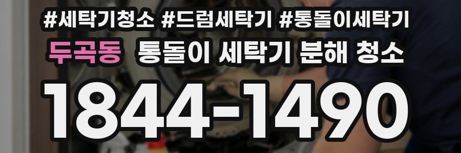 두곡동 통돌이 세탁기 분해 청소