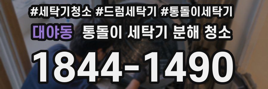 대야동 통돌이 세탁기 분해 청소