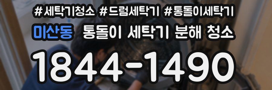 미산동 통돌이 세탁기 분해 청소