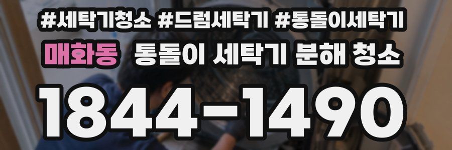 매화동 통돌이 세탁기 분해 청소