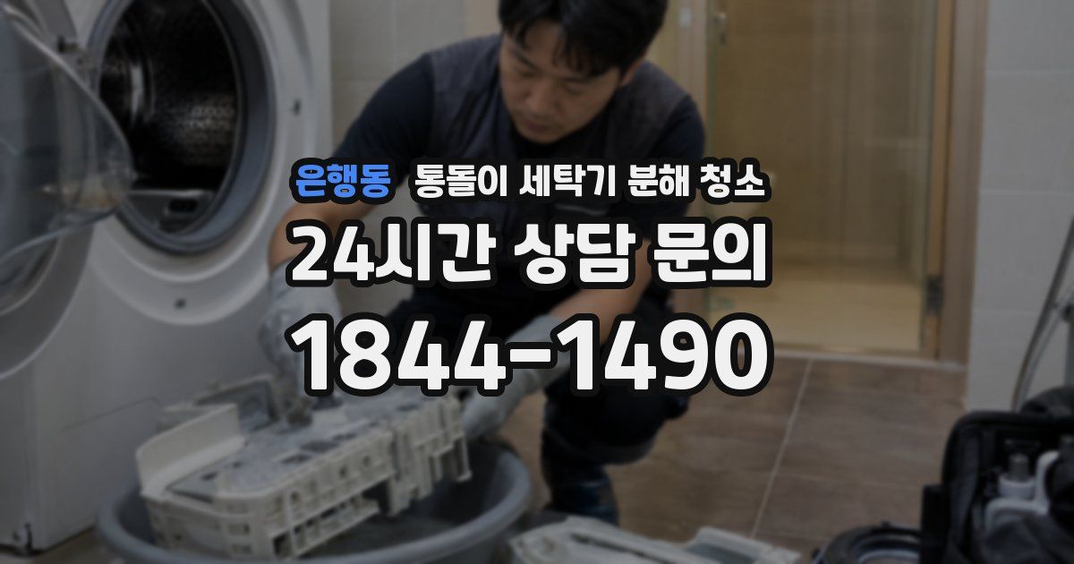 은행동 통돌이 세탁기 분해 청소