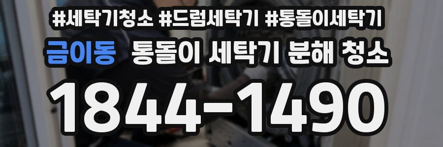 금이동 통돌이 세탁기 분해 청소