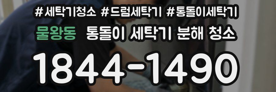 물왕동 통돌이 세탁기 분해 청소