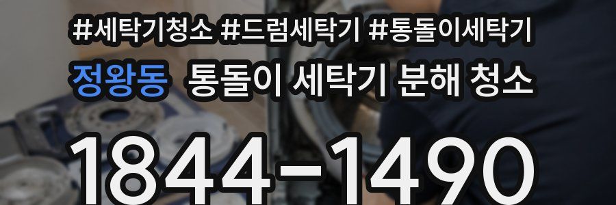 정왕동 통돌이 세탁기 분해 청소