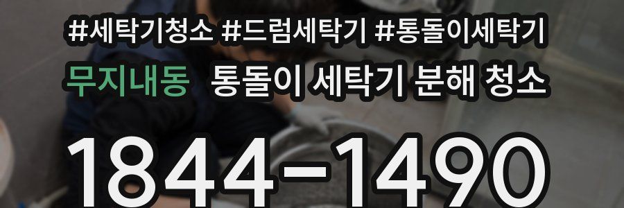 무지내동 통돌이 세탁기 분해 청소