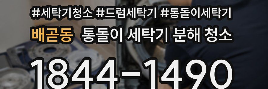 배곧동 통돌이 세탁기 분해 청소