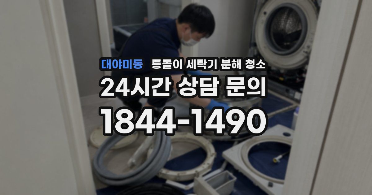 대야미동 통돌이 세탁기 분해 청소