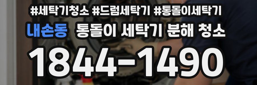 내손동 통돌이 세탁기 분해 청소