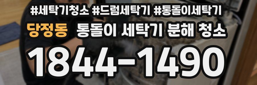 당정동 통돌이 세탁기 분해 청소