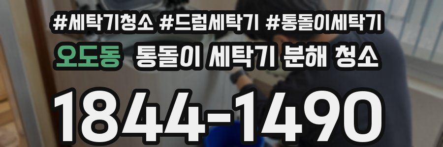 오도동 통돌이 세탁기 분해 청소