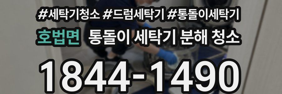 호법면 통돌이 세탁기 분해 청소
