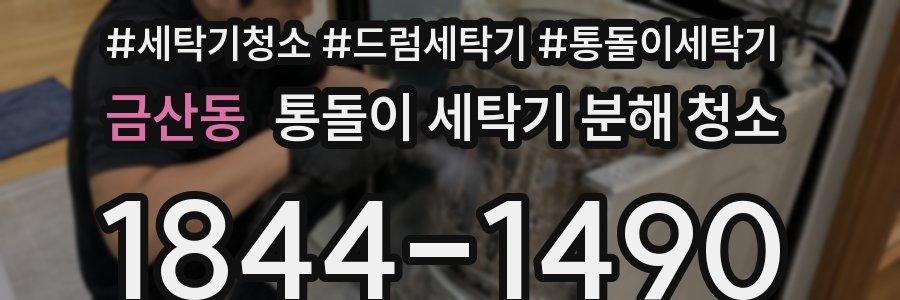 금산동 통돌이 세탁기 분해 청소