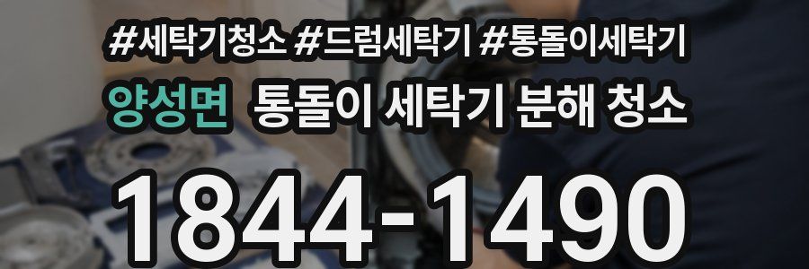 양성면 통돌이 세탁기 분해 청소