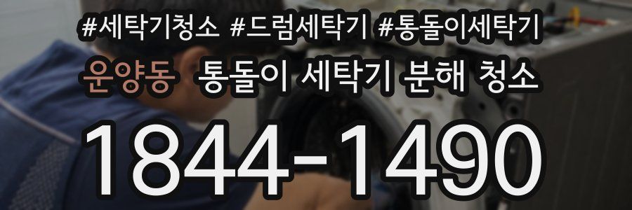 운양동 통돌이 세탁기 분해 청소