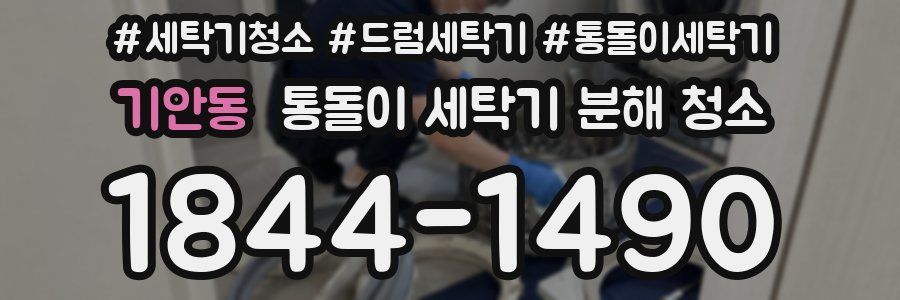기안동 통돌이 세탁기 분해 청소