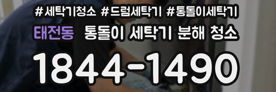 태전동 통돌이 세탁기 분해 청소
