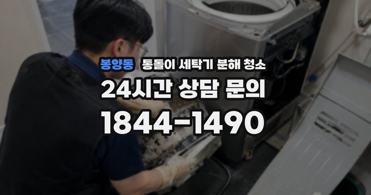 봉양동 통돌이 세탁기 분해 청소