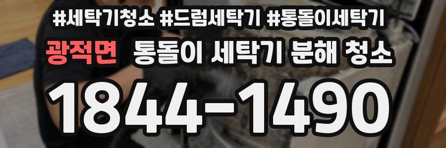 광적면 통돌이 세탁기 분해 청소