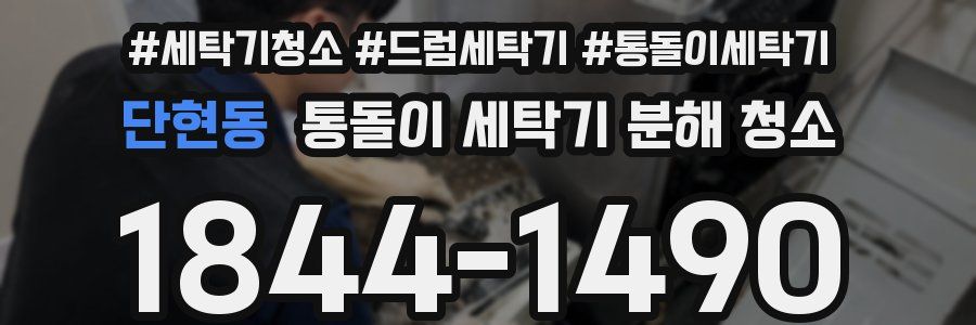 단현동 통돌이 세탁기 분해 청소