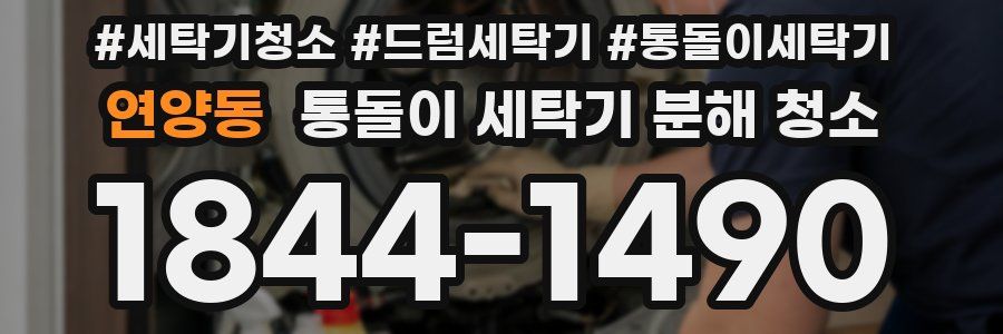연양동 통돌이 세탁기 분해 청소