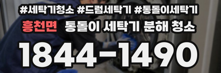 흥천면 통돌이 세탁기 분해 청소